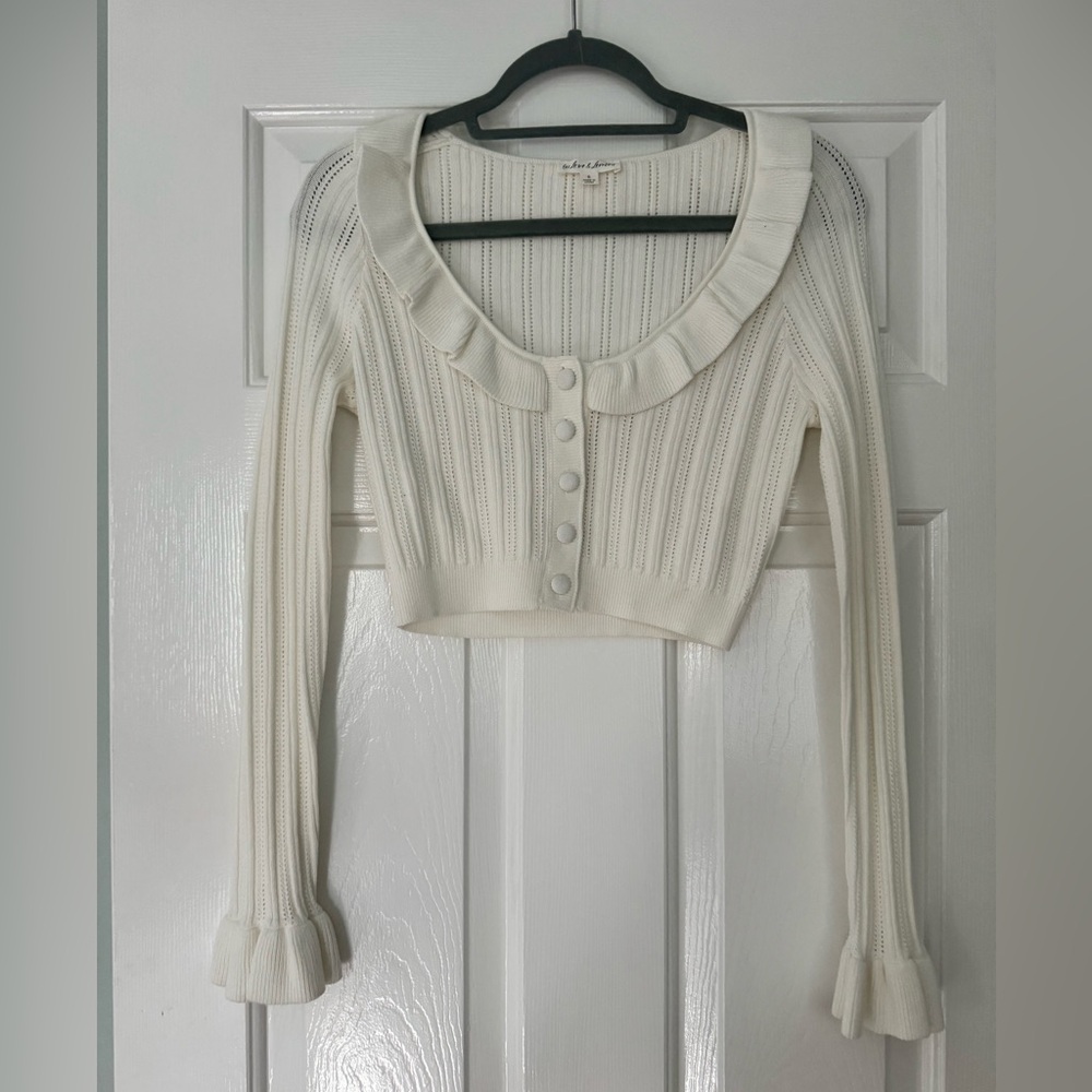 For Love and Lemons mini cropped sweater